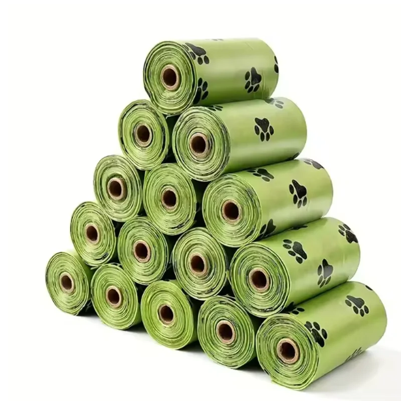 Thick Dog Poop Bags Biodegradable pet garbage bags thickened portable disposable cats dogs poop bags