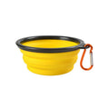 Round TPR Collapsible Travel Pet Bowl, 11.8 oz