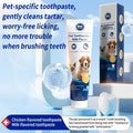 PetClear 120g Milk Flavor Pet Toothpaste - Remove Tartar, Clean Teeth, Freshen Breath, Reduce Plaque for Pets
