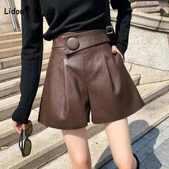 Windsor Leather Mini Skirt