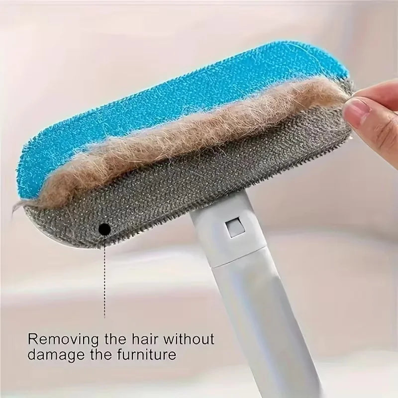 Pet Hair Removal Long Handle Static Dog Hair Removal Pet Grooming Tool Carpet Cat Scratching Pad Pet Bed & Furniture Carpet