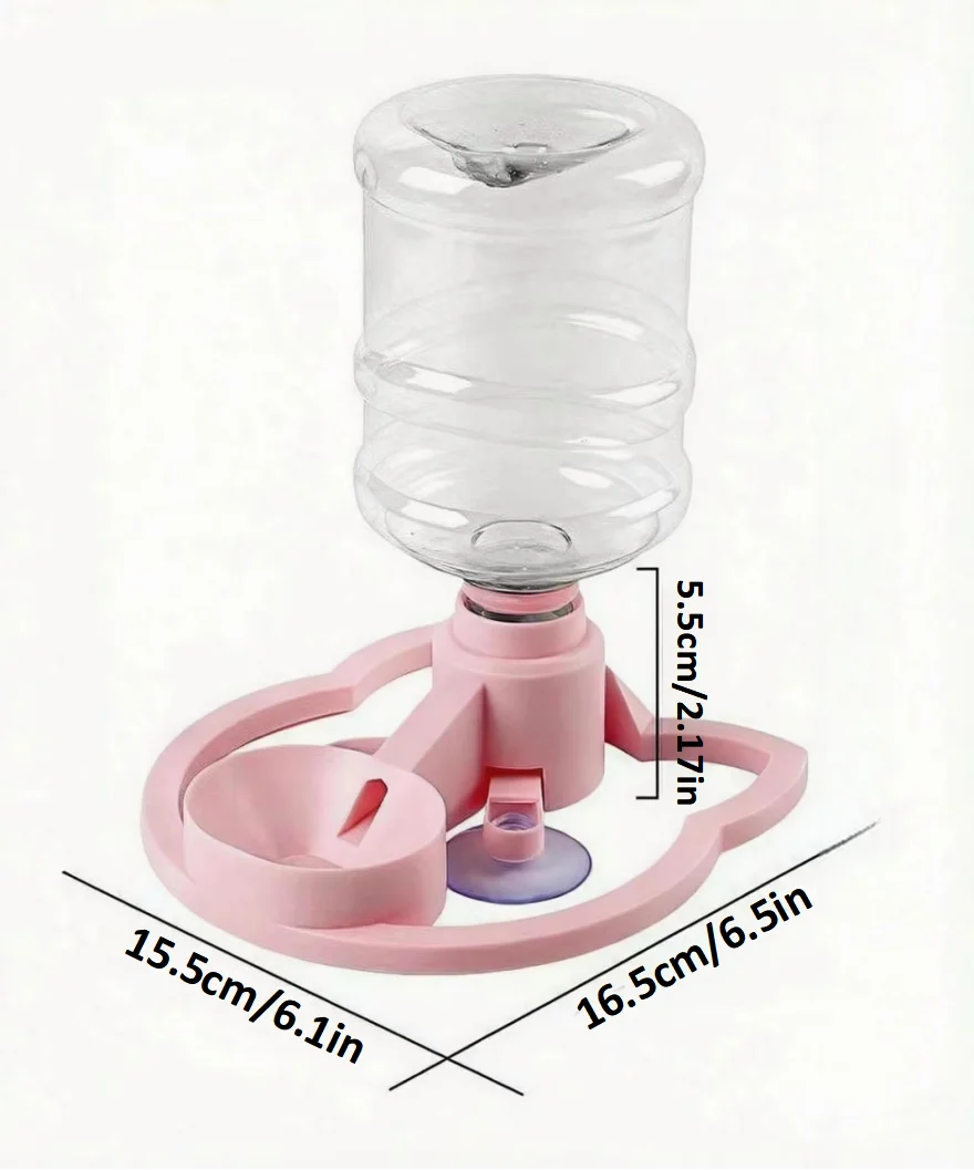 Non-Electric Pet Automatic Water Dispenser, Suitable for Cats and Small Dogs, Gravity-Fed Automatic Water Replenishment