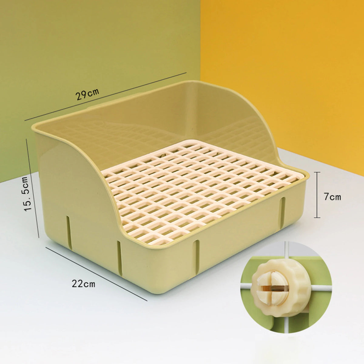 Corner Litter Pan for Rabbits, Chinchillas & Rats
