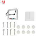 For Dog Cat Kitten ABS Plastic Dog Cat Flap Door With 4 Way Lock Security Flap Door Small Pet Supplies Cat Puppy Safety Gate