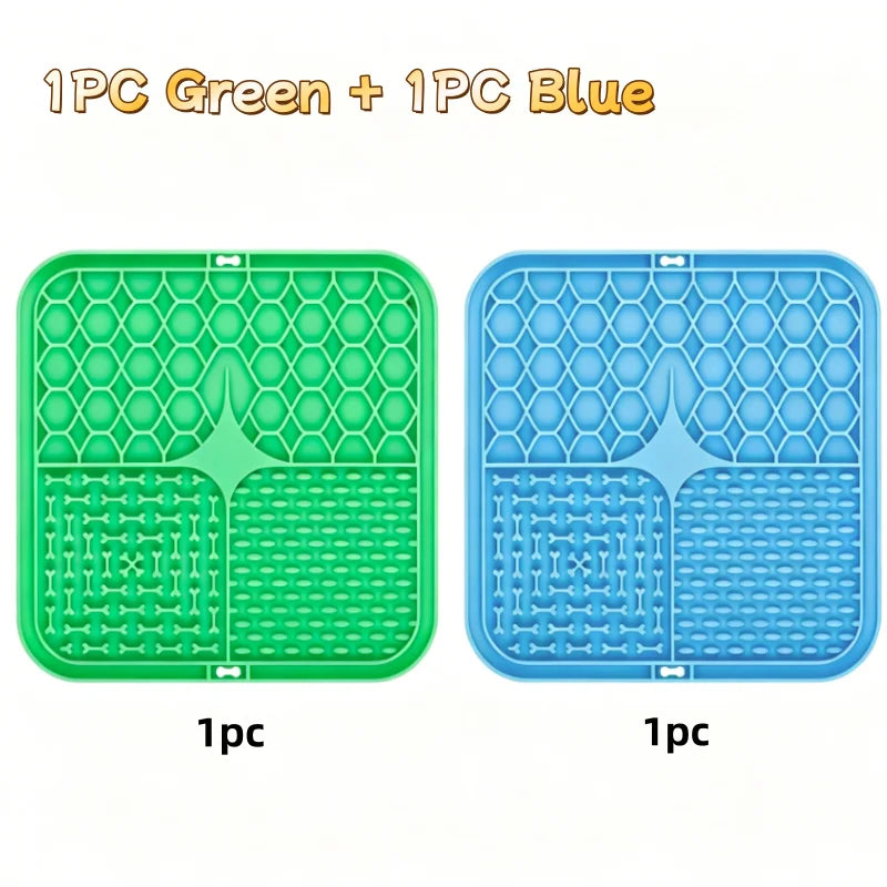 Dog Lick Mat for Bath & Training Time, Single or 5-Pack