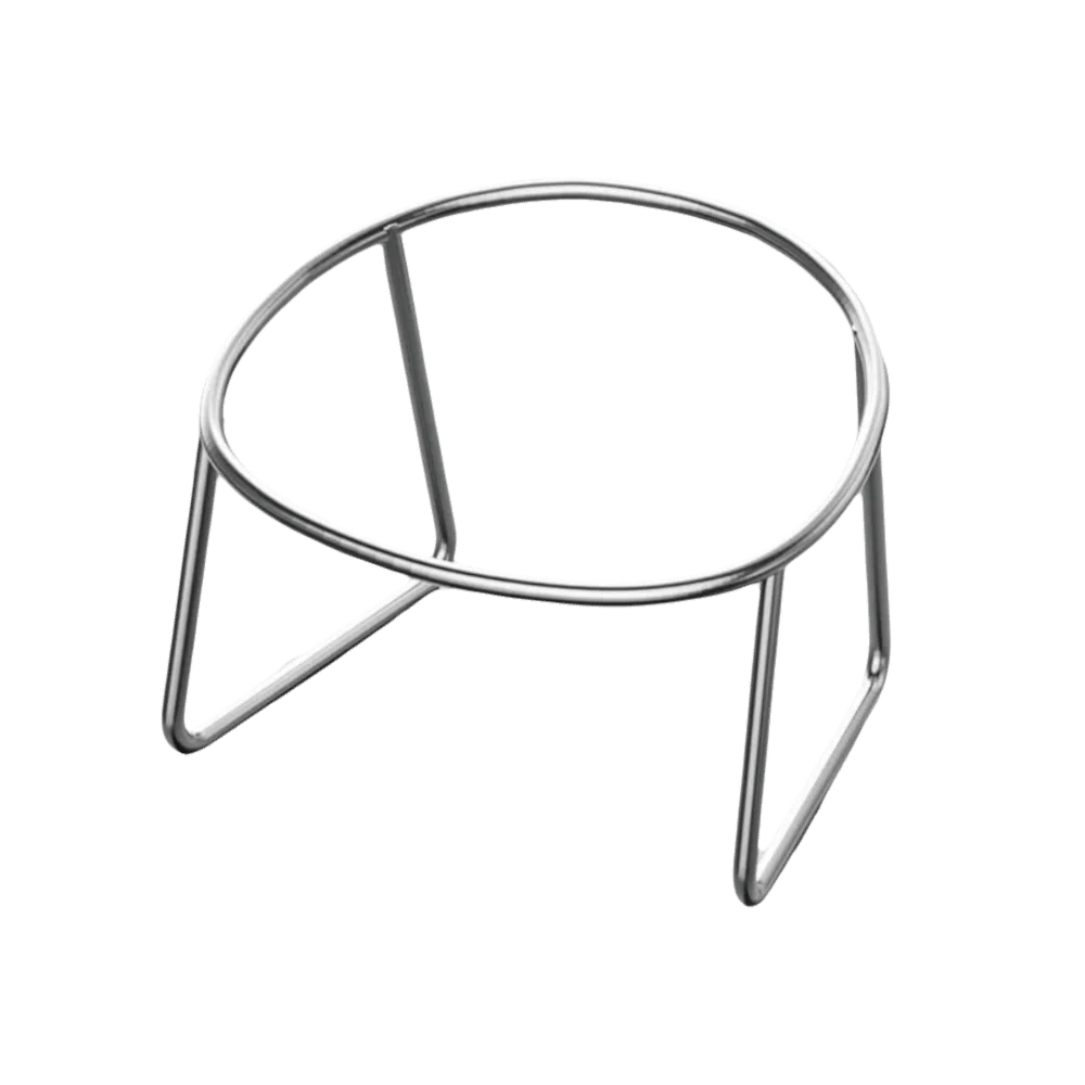 15-Degree Tilted Stainless Steel Cat Bowl with Raised Stand