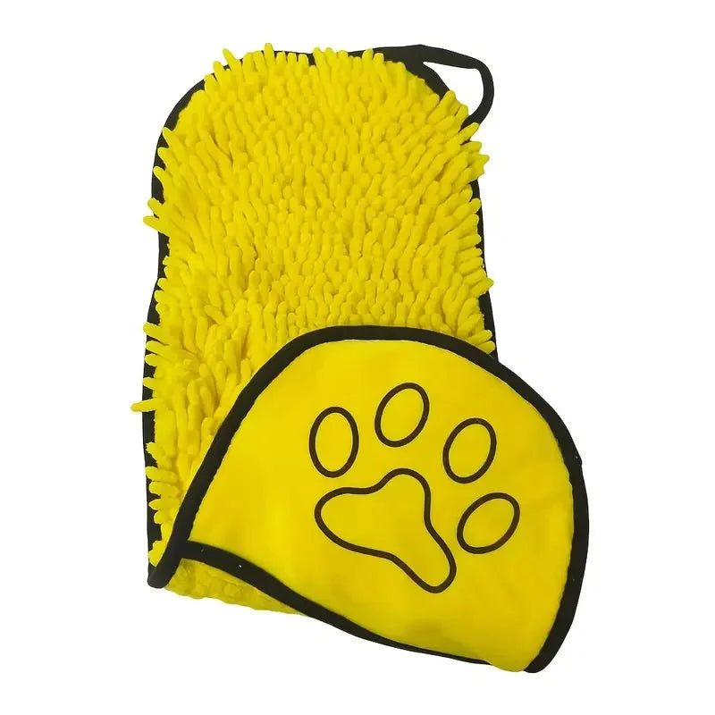 Super Absorbent Pet Bath Towel Quick-drying Cat Towels Convenient Soft Bath Robe Dry Pet Cleaning Washcloth Dog Accessories