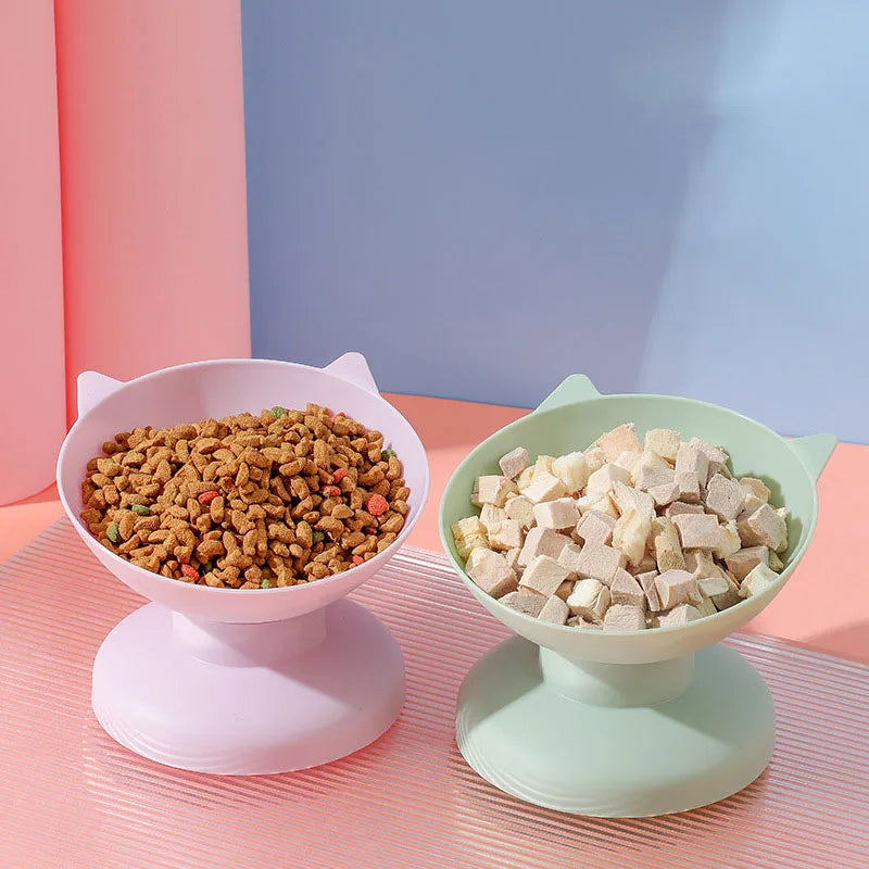 Pet Double Bowls for Cats Dogs Non-Slip Food Water Feeder Bowl Durable Feeding Drinking Dish Pet Supplies Small Medium Pets