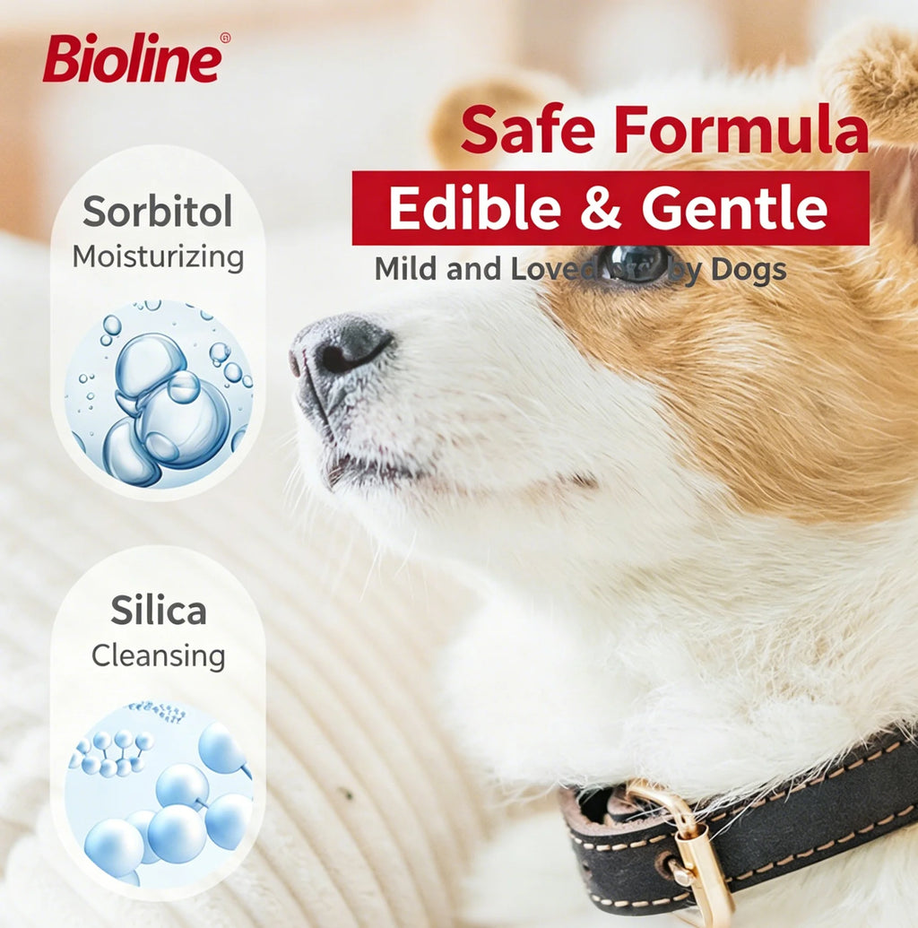 Pet Toothpaste for Dogs Fresh Breath Oral Cleaning Bad Breath Dental Plaque Cleaning Cat Care Edible Toothpaste