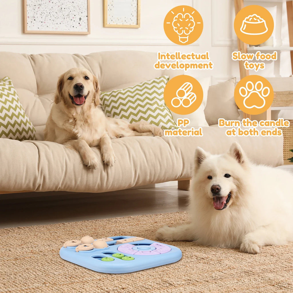 Interactive Dog Puzzle Toy & Treat Dispenser, Non-Slip