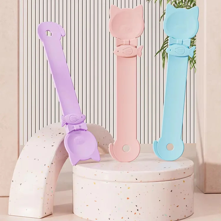 1/3PCS Cat Strip Feeder Spoon Long Handle Lickable Wet Food Feeder for Cats Pet Meat Mud Food Squeeze Dispense Spoon Pet Supplie