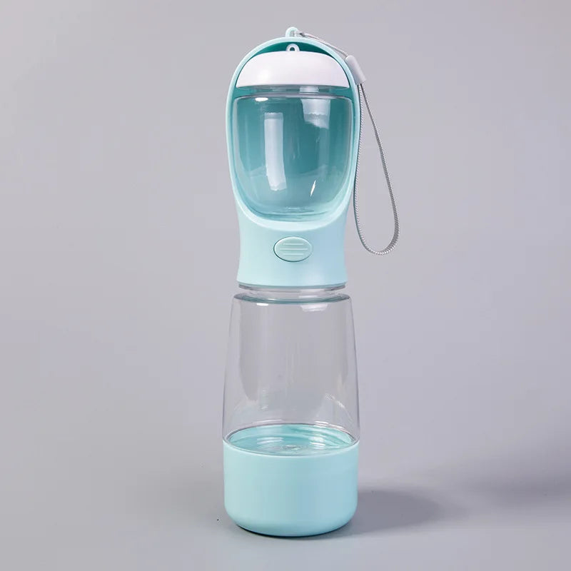 3-in-1 Portable Pet Water Bottle with Built-In Bowl