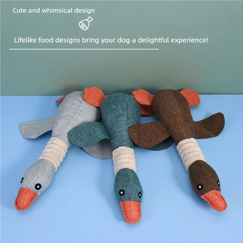 Squeaky Plush Bone for Puppies & Cats, Single or 3-Pack