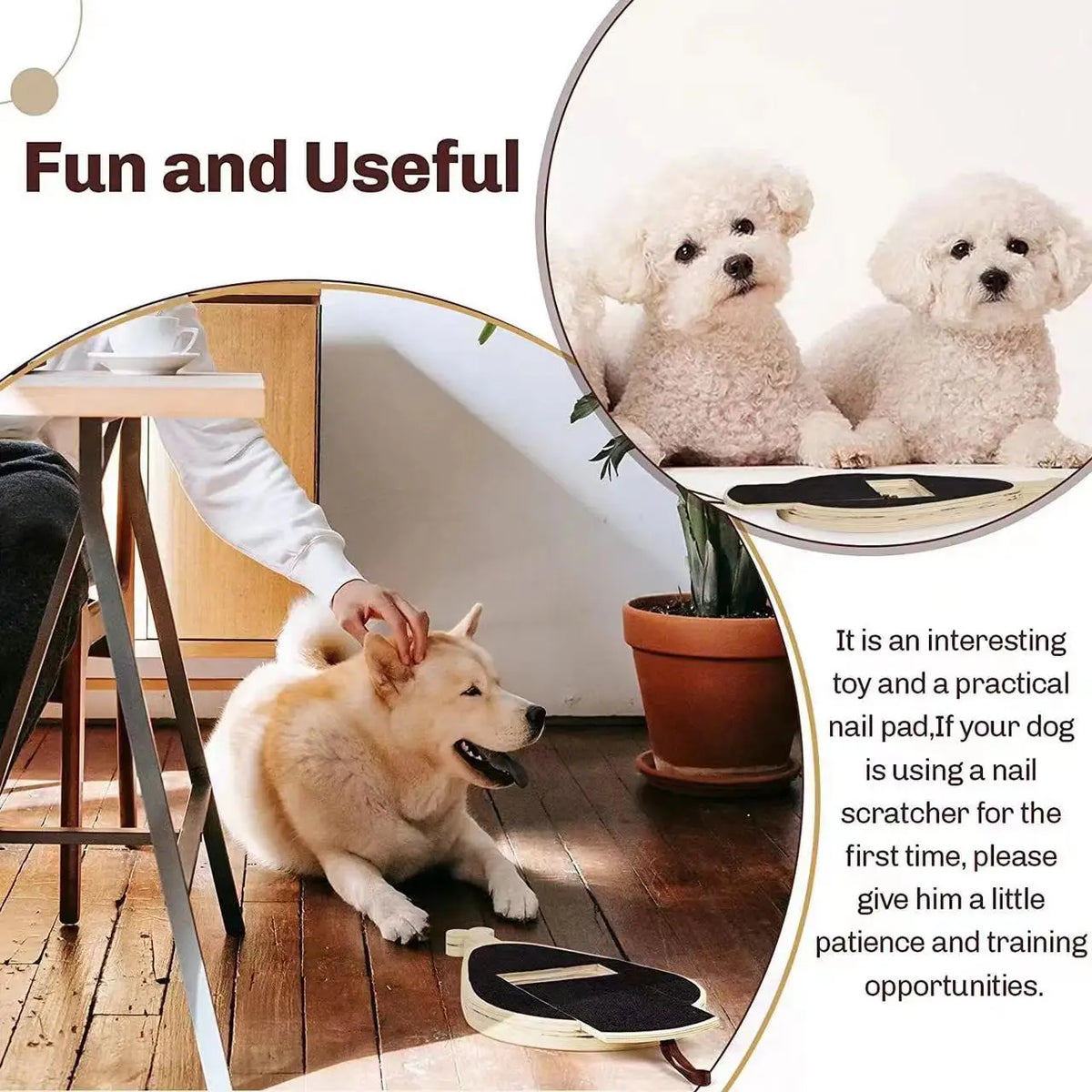 Chicken Leg Drumstick Shaped Wooden Dog Nail Scraper, Can Be Pulled Nail Repair Scraper, Pet Supplies, Feeding Toys, Cat Toys