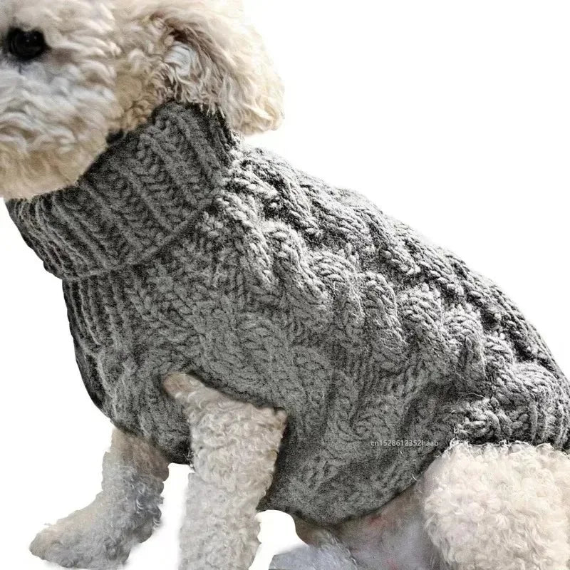 Dog Winter Clothes Knitted Pet Sweater For Small Medium Dogs Chihuahua Puppy Pet Clothes Yorkshire Pure Pullovers