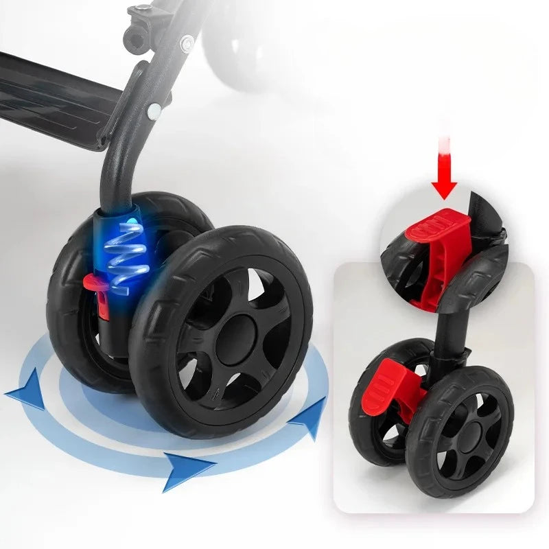 Pet Stroller, Cat Dog Stroller Cat Teddy Bear for Outdoor Activities Lightweight and Foldable Small Pet Dog