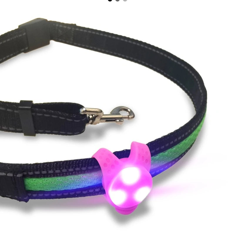 LED Silicone Collar Light Pendant for Dogs & Cats