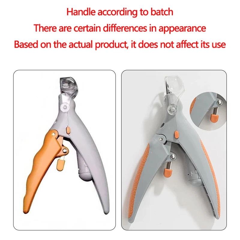Stainless Steel LED Nail Clippers with 5x Magnification, Yellow