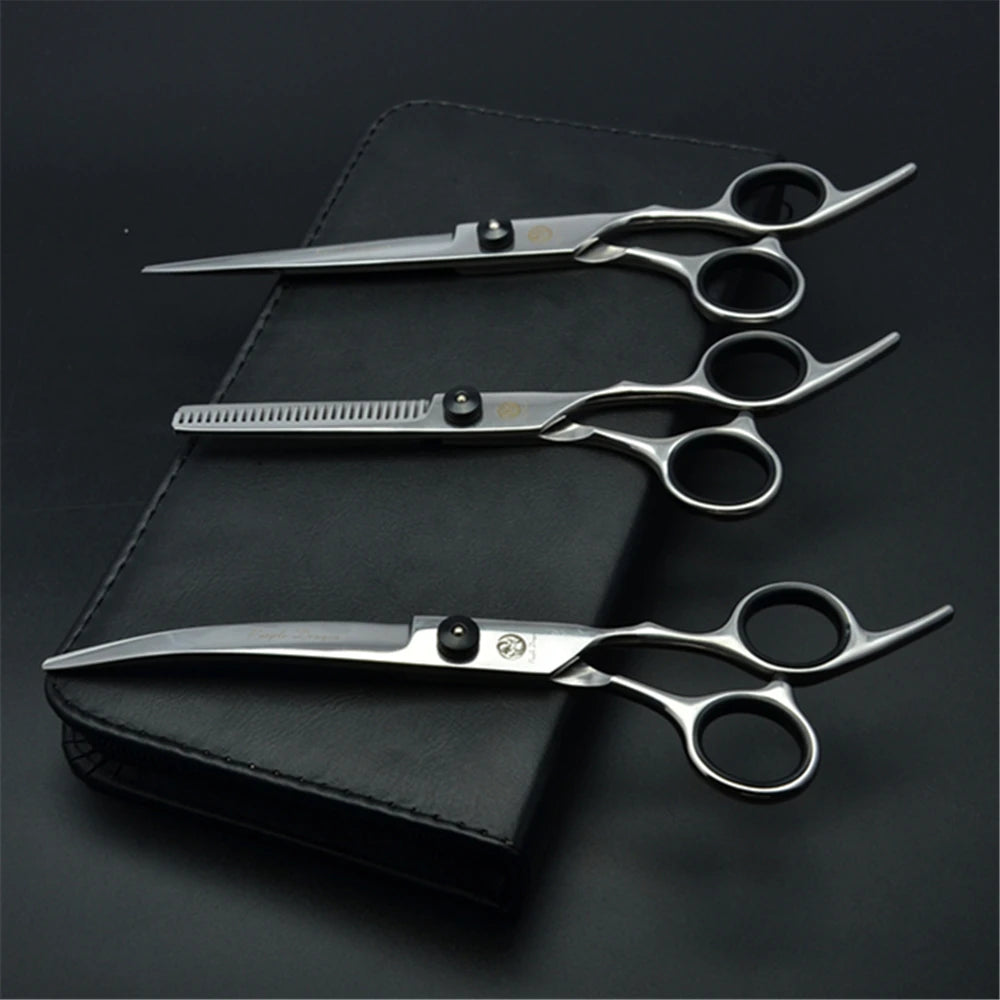 7-Inch Dog Grooming Scissors – Cutting, Thinning & Curved