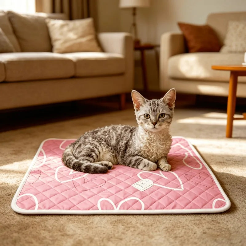 1PCS Summer New Pet Cooling Pad Ceiling Washable And Anti Slip Bottom Large Dog Cooling Bed And Cat Ice Pad Cooling Pad For Pets