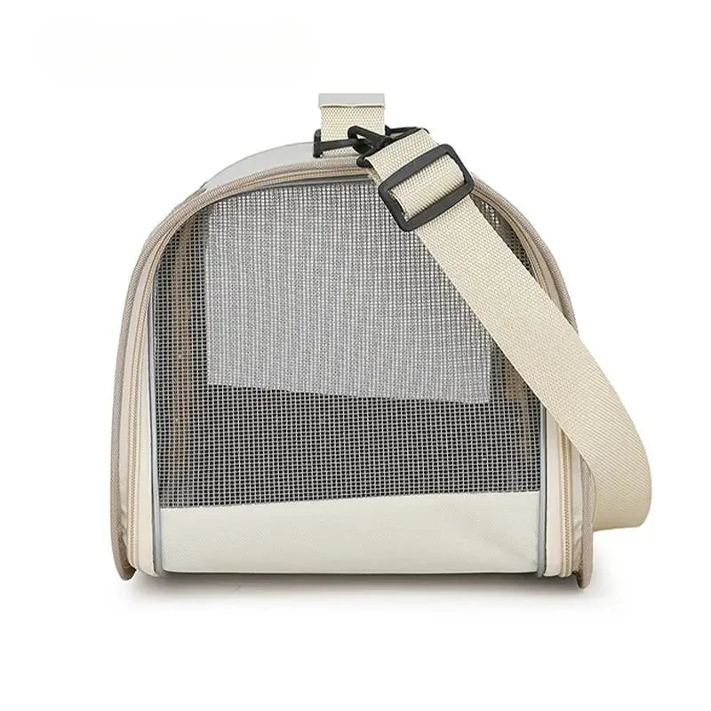 Foldable Pet Carrier Bag Breathable Portable Shoulder Travel Bag for Small Dogs Cats Kitten Outdoor Use