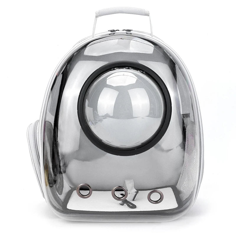 Pet Cat Carrying Bag Breathable Portable Pet Outdoor Travel Backpack Transparent Bag Carrier Pet Transport Space Capsule Bag