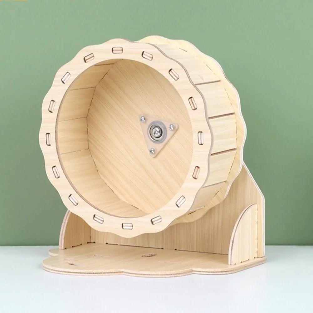 New Wooden Hamster Villa Easy to Install Durable Seesaw Swing Chewable Cage Accessories Hamster Climb Toy Pet Supplies