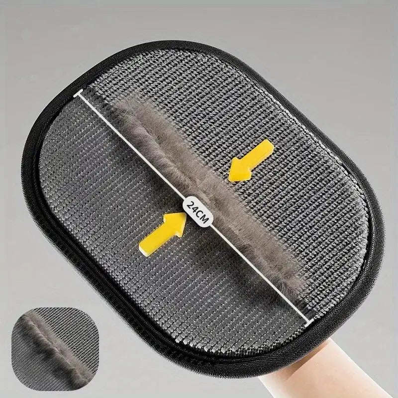 Efficient Pet Hair Removal Black Polypropylene Upgraded Large Pet Static Hair Removal Gloves,Essential For Cats And Dogs Durable