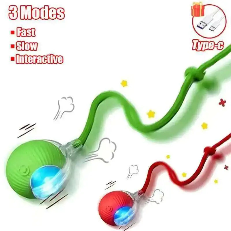 Rechargeable Rolling Dog Ball, Single, 2-Piece or 3-Piece Set