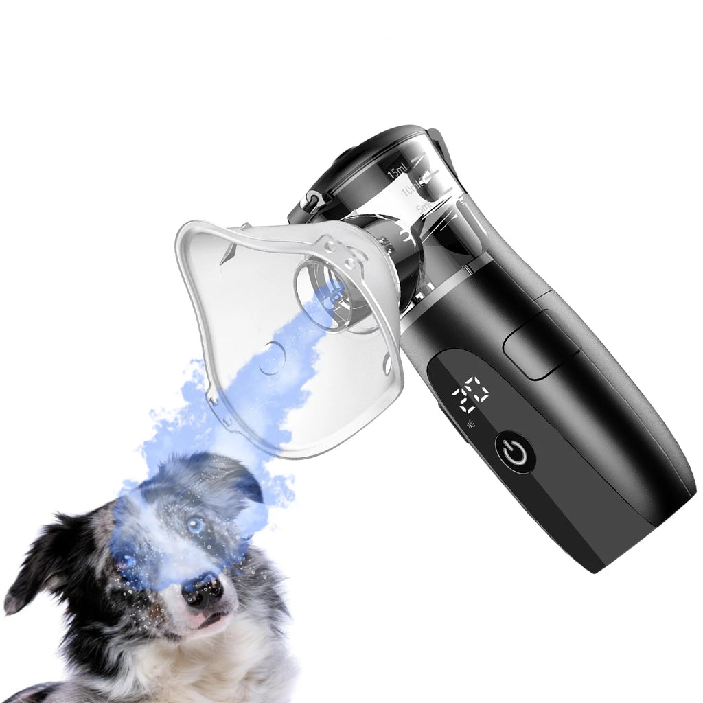 Pet Asthma Inhaler Nebulizer Veterinary Device, Easy-to-Use Respiratory Therapy Machine for Dogs and Cats,Pet Health