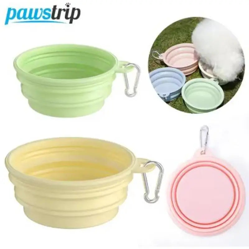 Collapsible Pet Travel Bowl, 350 ml or 1000 ml