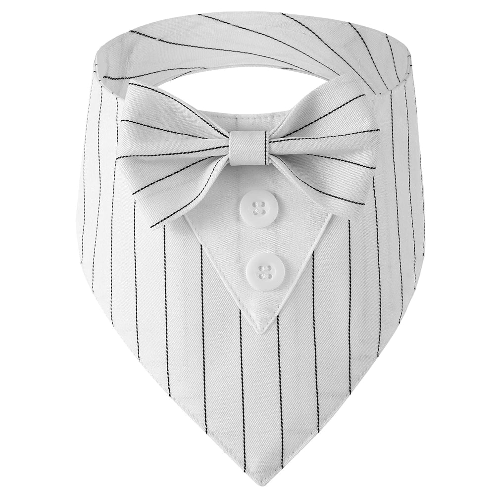 Bow Tie Bandana Scarf for Dogs, XS–XL