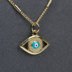 Aegis Zirconia Evil Eye Necklace