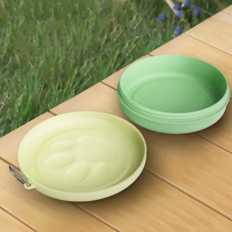 Pet Dog Food Water Container Outdoor Travel Dog Drinking Bowl Durable Pet Feeder Bowl for Cats Dogs Pet Feeding Supply