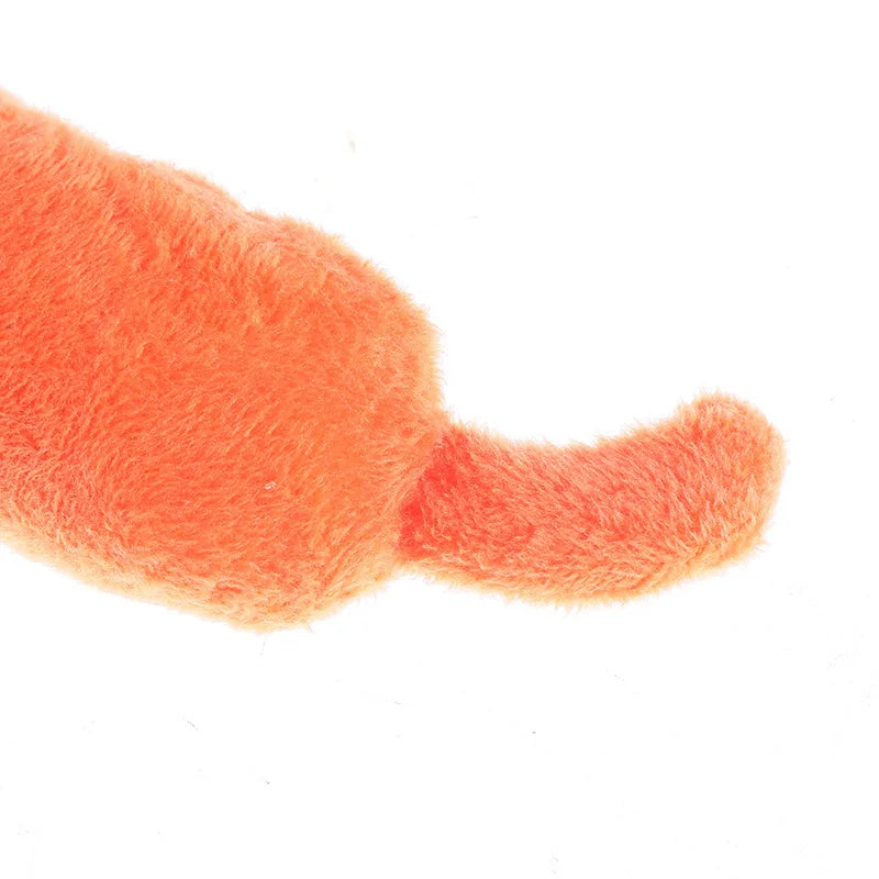 Mini Faux Fur Squeaky Catnip Toy for Cats