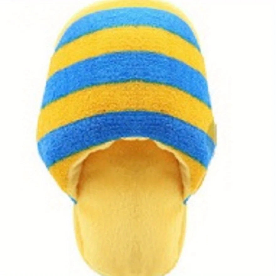 Cartoon Slipper Squeaky Dog Toy, 5 Colors