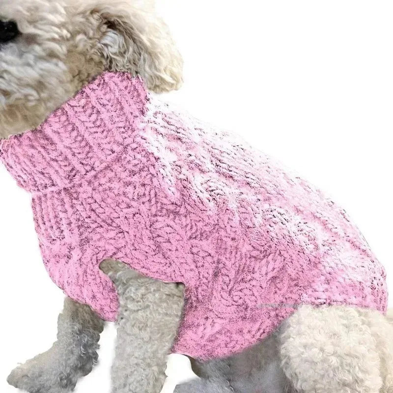 Dog Winter Clothes Knitted Pet Sweater For Small Medium Dogs Chihuahua Puppy Pet Clothes Yorkshire Pure Pullovers