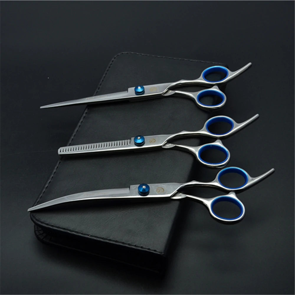7-Inch Dog Grooming Scissors – Cutting, Thinning & Curved
