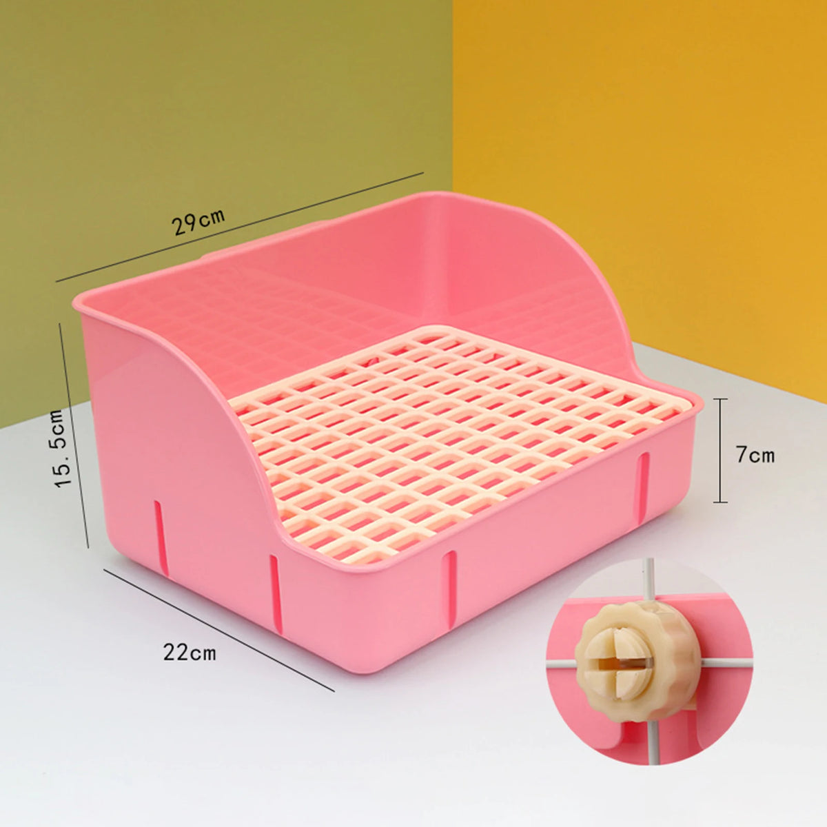 Corner Litter Pan for Rabbits, Chinchillas & Rats