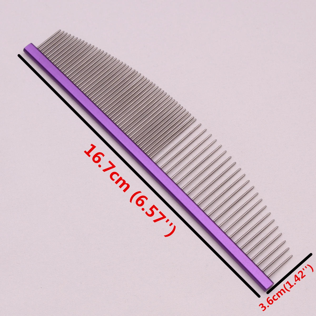Aluminum Detangling Comb for Dogs – Medium