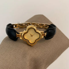 Lucky Mrs. Clover Gold Watch