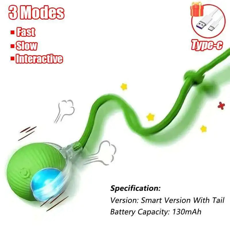 Rechargeable Rolling Dog Ball, Single, 2-Piece or 3-Piece Set
