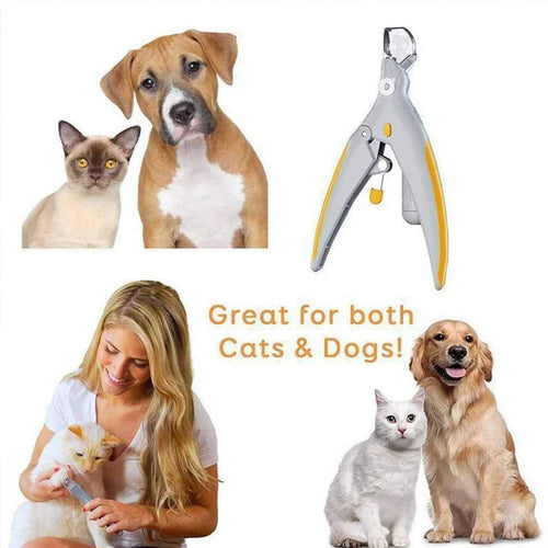 1 LED Pet Nail Clipper With Light For Cat Dog Claws Safety Scissors Grooming Beauty Care Tool For Pets Professional