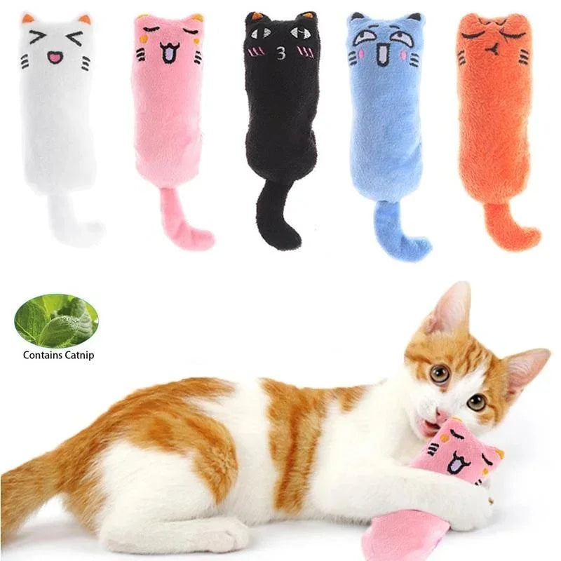 Crinkle Catnip Pillow Toy for Kittens and Cats