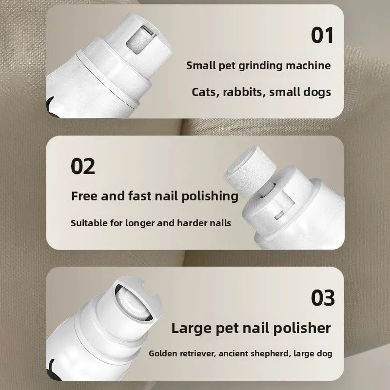 Electric Pet Nail Grinder & Clipper for Dogs & Cats