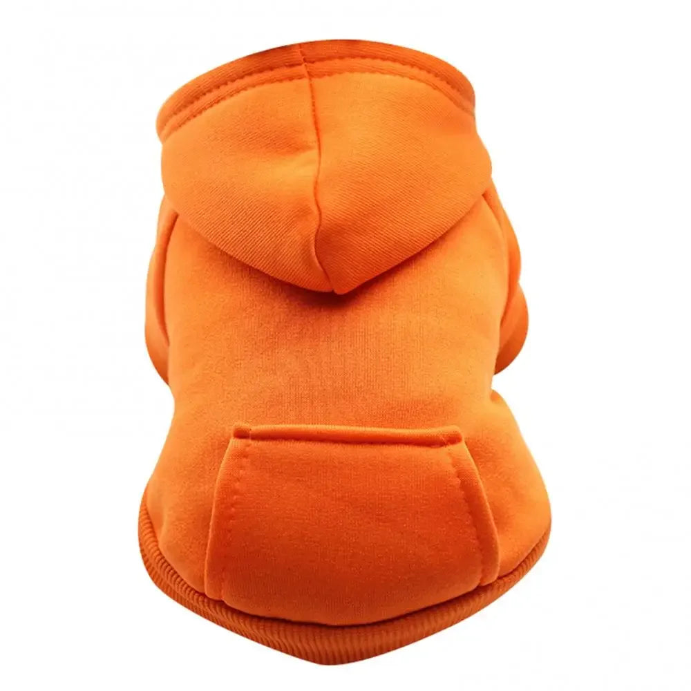 Cotton Hooded Dog Sweatshirt with Pocket