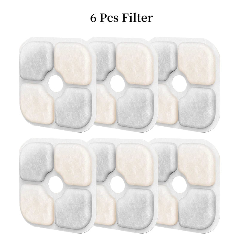 Activated Carbon Filters for Battery-Operated Cat Fountains, 4–24 Pack