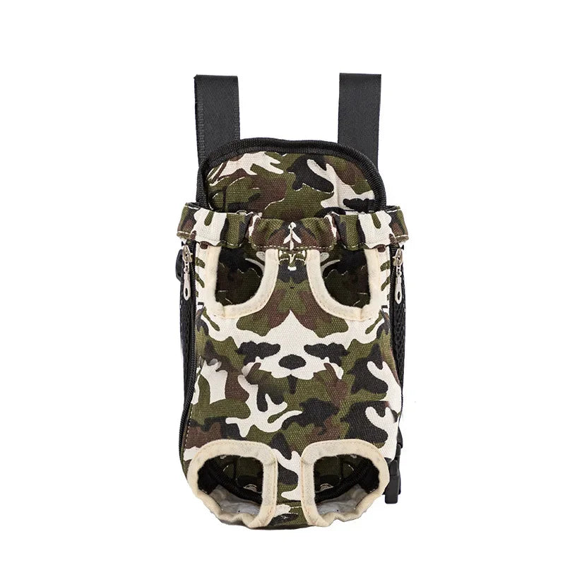 Adjustable Double-Shoulder Pet Carrier Backpack, Prints and Colors