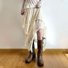 Elysia Cascade Lace Skirt