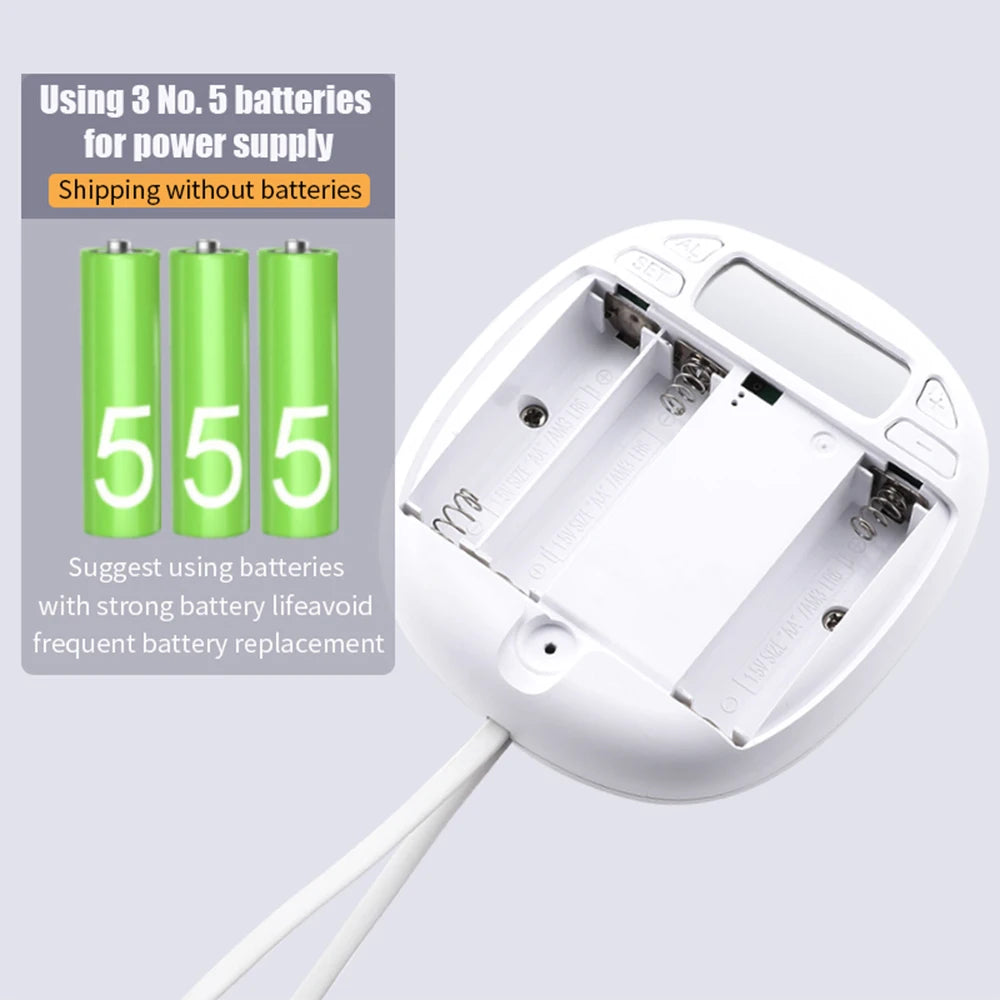TS-BC670 Silent Vibration Alarm Clock Students Wake Up Strong Wake Artifact Creative Cute Pet Mute LED Digital Clock